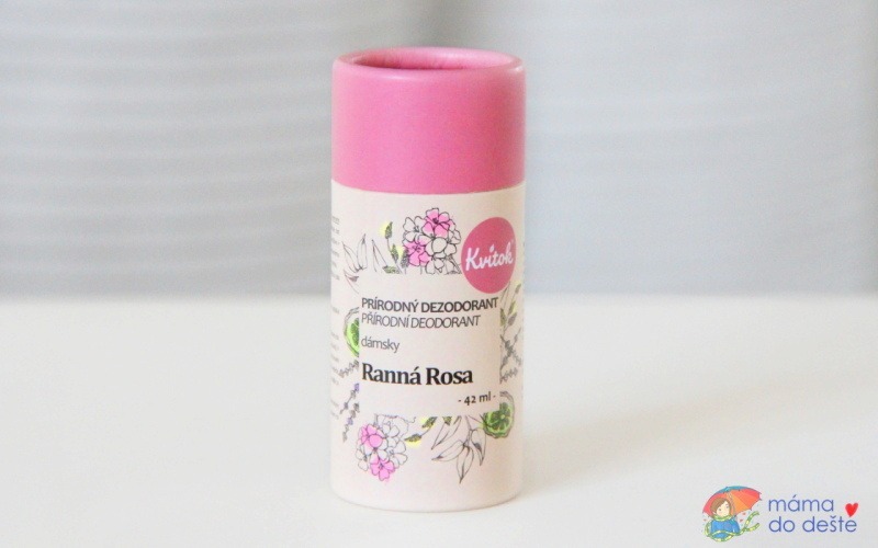 Recenzie: Kvitok Tuhý dezodorant Ranná rosa (42 ml)
