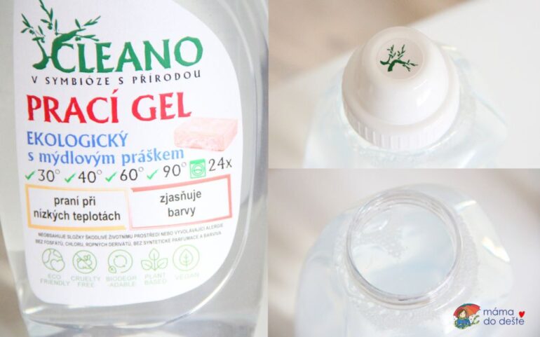 Recenzia: Prací gél ekologický s mydlovým práškom Cleano
