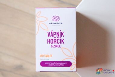 Recenzia: Aporosa Vápnik + Horčík + Zinok 120ks